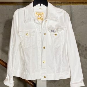 Michael Kors White Denim Jacket